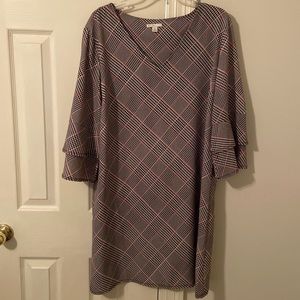 EST 1946 Pink, black and white XL Slip on Dress